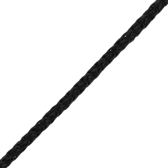 Sznurek polipropylenowy z rdzeniem 2 mm kolor czarny 100mb