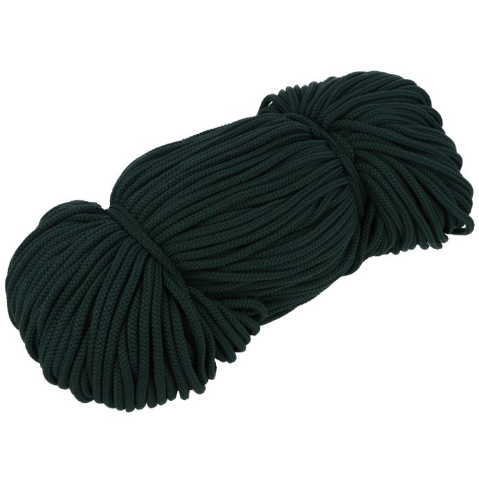 Sznurek poliestrowy 4mm kolor zielony ciemny 100mb