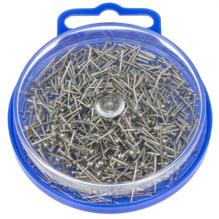 Szpilki krawieckie 13mm ze stalową główką op.30g (350szt.)