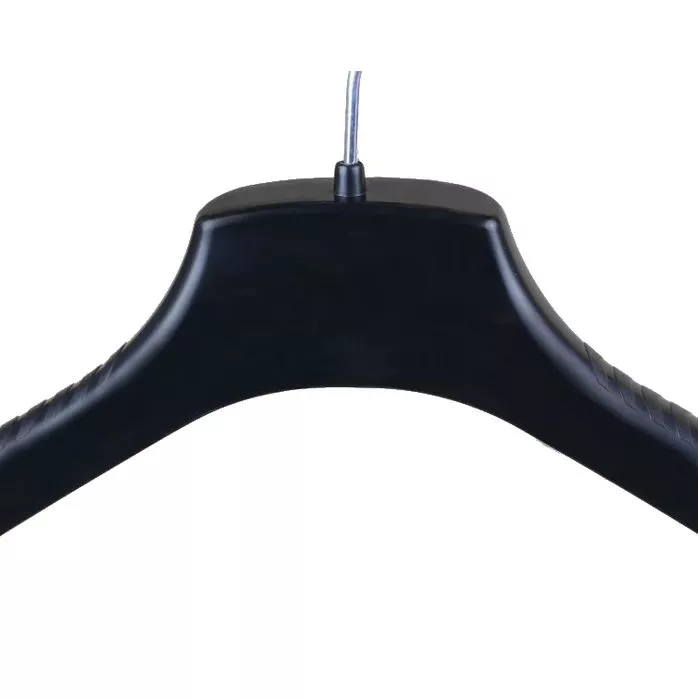 Wieszak na garnitury z gąbkowaną poprzeczką i dolnymi zaczepami 48 cm op.30szt.