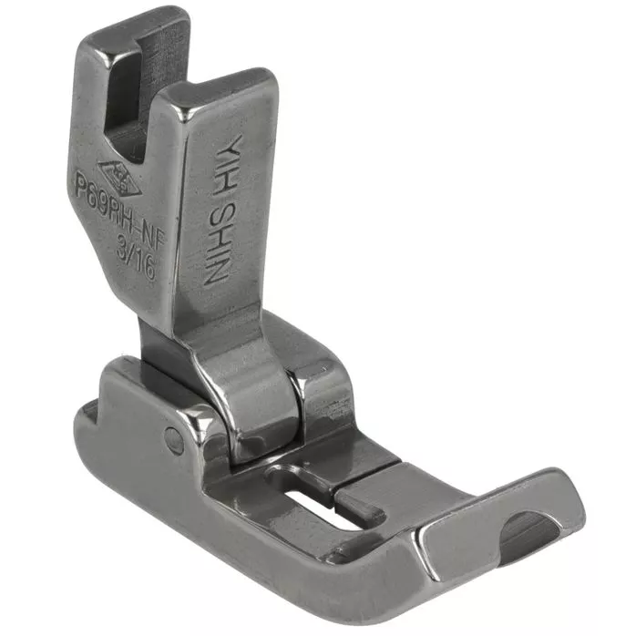 P69RH-NF 3/16 Stopka do wszywania kedry 4,8mm transport igłowy prawa z przegubem