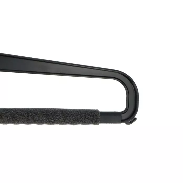 Wieszak ubraniowy uniwersalny z gąbkowaną poprzeczką i zaczepami 36 cm op. 20szt.