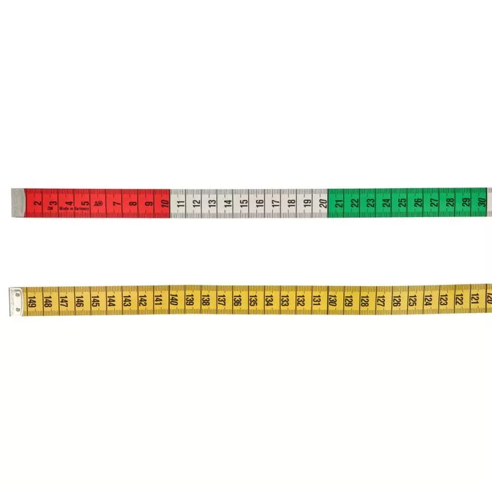 Miara krawiecka, centymetr krawiecki dł. 150cm, szer. 20mm