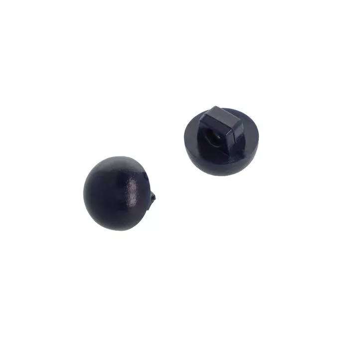 Guziki na stopce plastikowe 8mm kolor granatowy op.130szt.