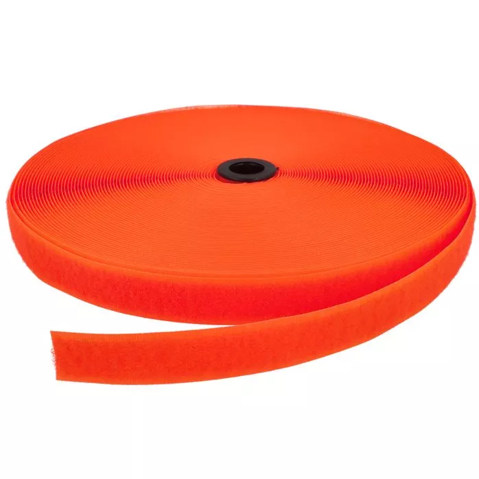 Rzep 20mm pętelka kol. POMARAŃCZOWY ODBLASK (006, 5011/NEON) (krążek-25m)