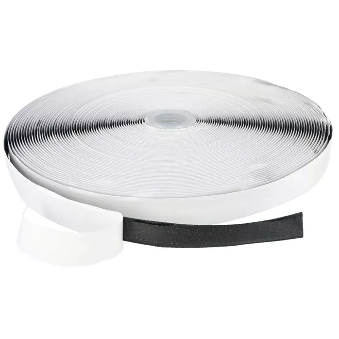 Rzep 16mm z KLEJEM haczyk CZARNY/karton-1500m/madis