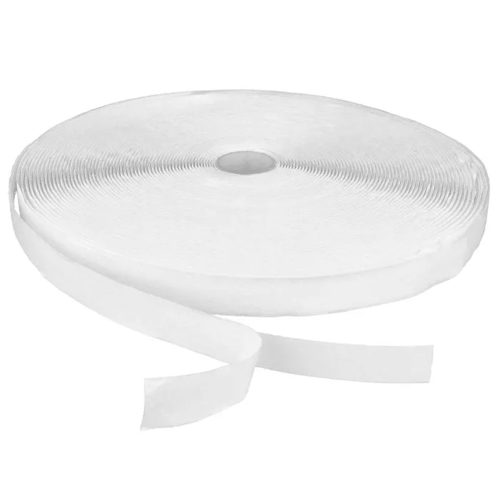 Rzep 16mm z KLEJEM haczyk BIAŁY /karton-1500m/madis