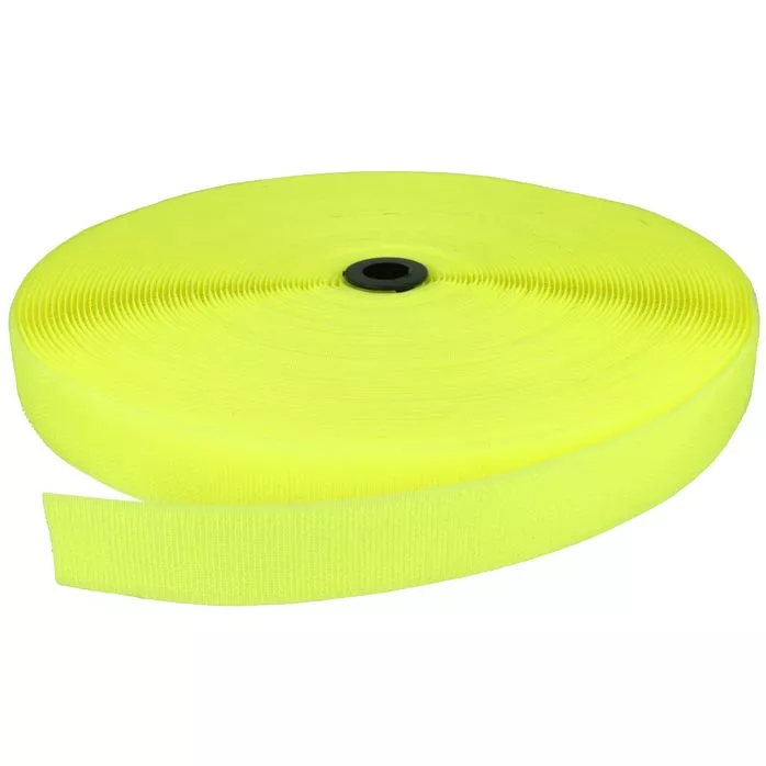 Rzep 30mm haczyk kol. ŻÓŁTY ODBLASK (005, 5087/NEON) (krążek-25m)