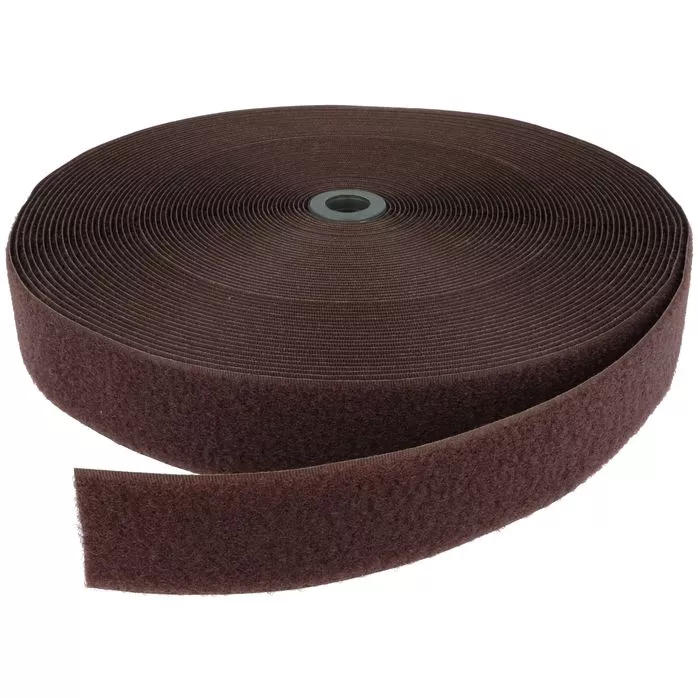Rzep 40/38mm pętelka kol. BRĄZ (5040) (krążek-25m)