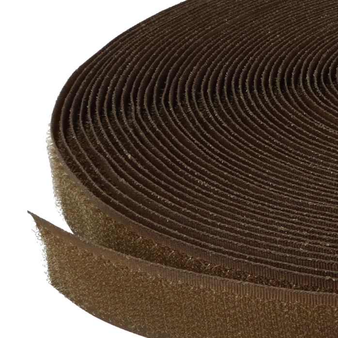 Rzep 20mm haczyk kol. KHAKI /017/ (krążek-25m)