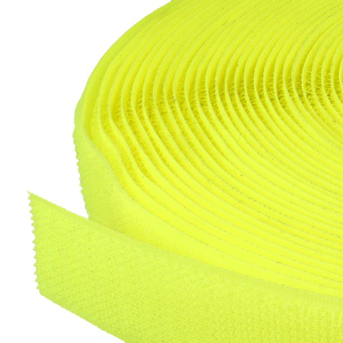 Rzep 25mm haczyk kol. ŻÓŁTY ODBLASK (005,5087/NEON) (krążek-25m)