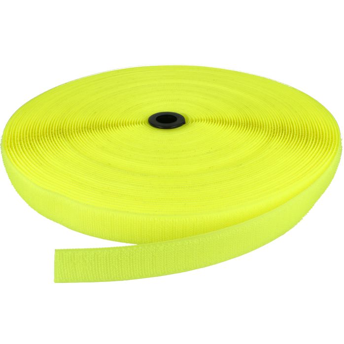 Rzep 25mm haczyk kol. ŻÓŁTY ODBLASK (005,5087/NEON) (krążek-25m)