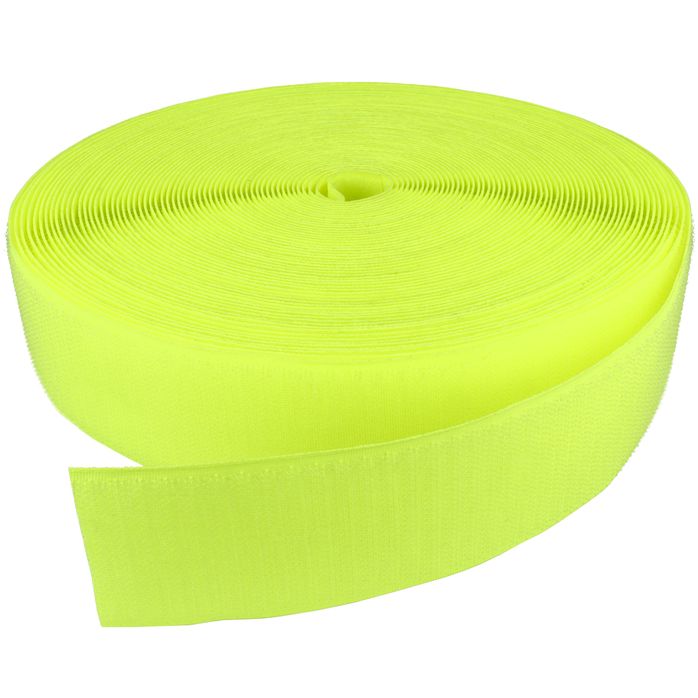 Rzep 50mm haczyk KOLOR ŻÓŁTY ODBLASK (005,5087) (krążek-25m)