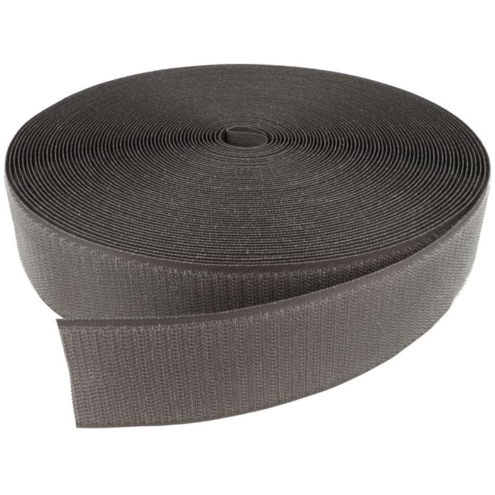 Rzep 50mm haczyk kol. SZARY CIEMNY (012) (krążek-25m)
