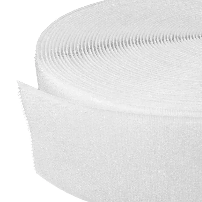 Rzep 50mm NYLON haczyk BIAŁY /karton-500m/madis