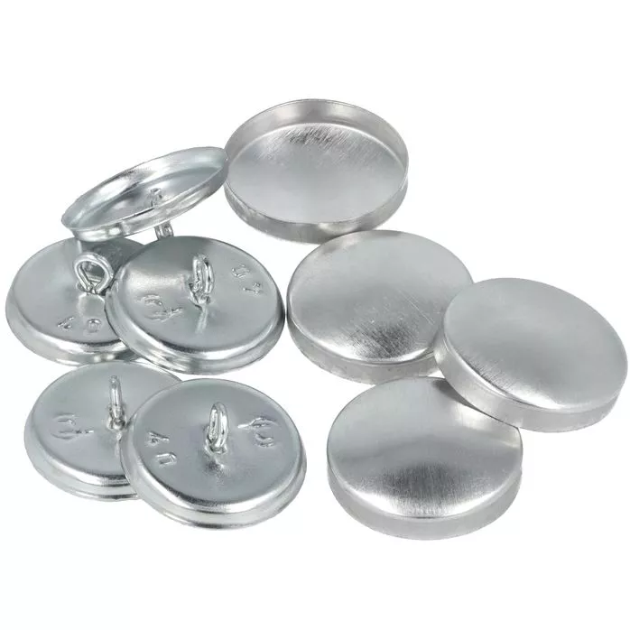 Foremki do guzików tapicerskich 40" (24mm) metalowe do obciągania materiałem 250szt.