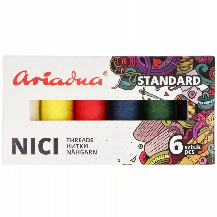 Nici do szycia Talia 120 zestaw BASE (6x200m)