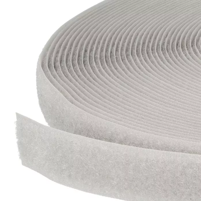 Rzep 20mm NYLON pętelka KOLOR JL256 SZARYjasny /karton-1200m/madis