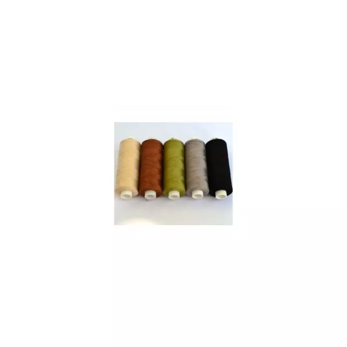 Nici do szycia Cotto 80 zestaw (5x500m) ZIEMIA (EARTH)