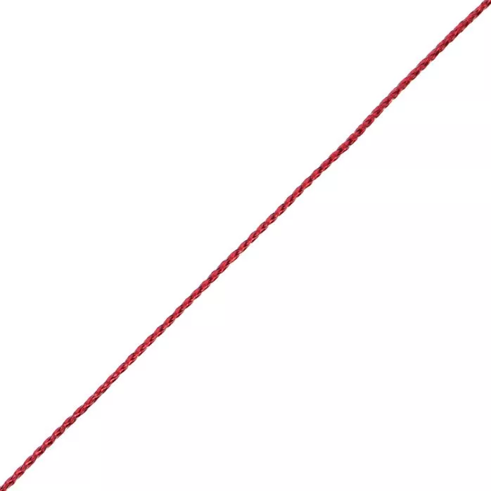 Sznurek ozdobny metalizowany 1mm kolor czerwony
