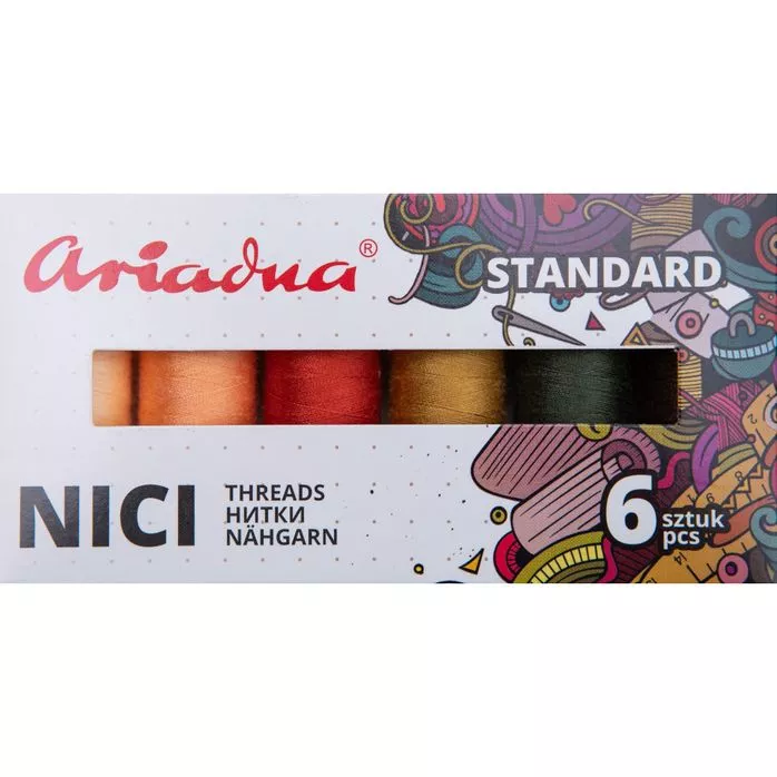 Nici do szycia Talia 120 zestaw AUTUMN (6x200m)