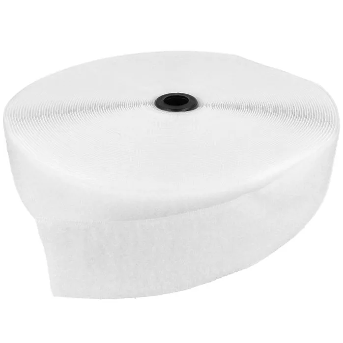 Rzep 50mm pętelka BIAŁA /karton-500m/madis