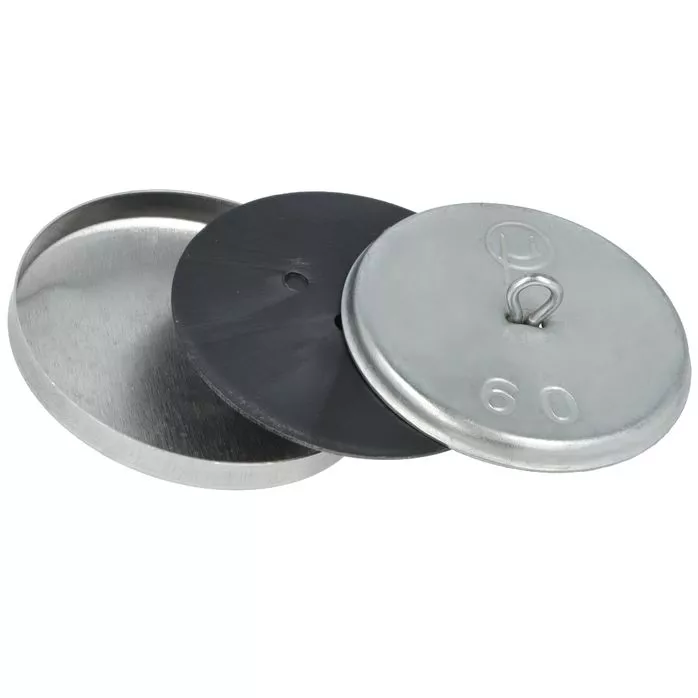 Foremki do guzików tapicerskich 60" (37mm) metalowe do obciągania materiałem 100szt.