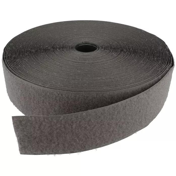 Rzep 50mm NYLON pętelka KOLOR JL275 SZARYciemny /karton-500m/madis