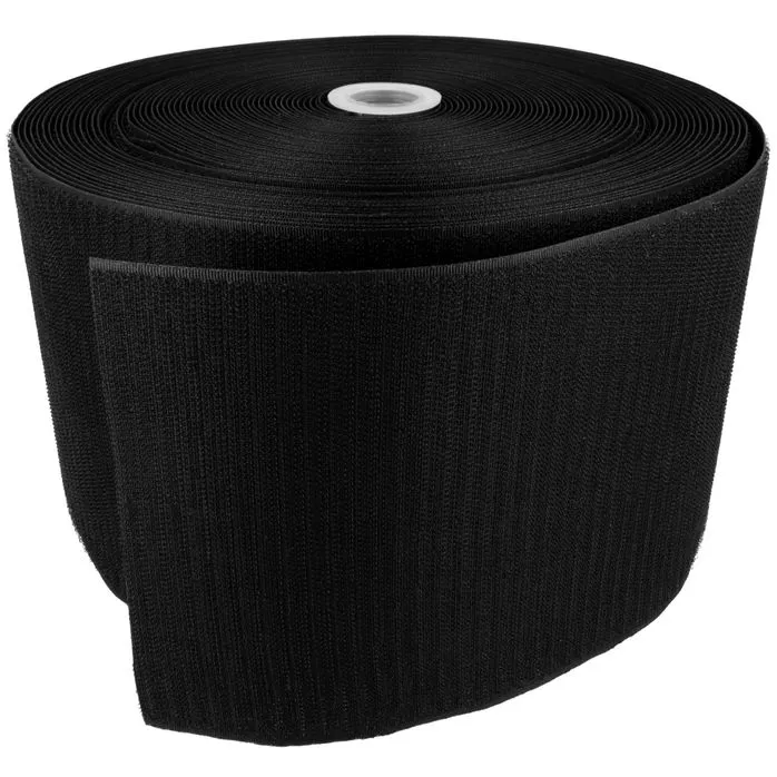 Rzep 150mm haczyk CZARNY /karton-150m/madis