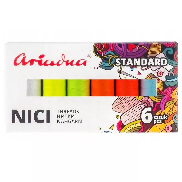 Nici do szycia Talia 120 zestaw FLASH (6x200m)