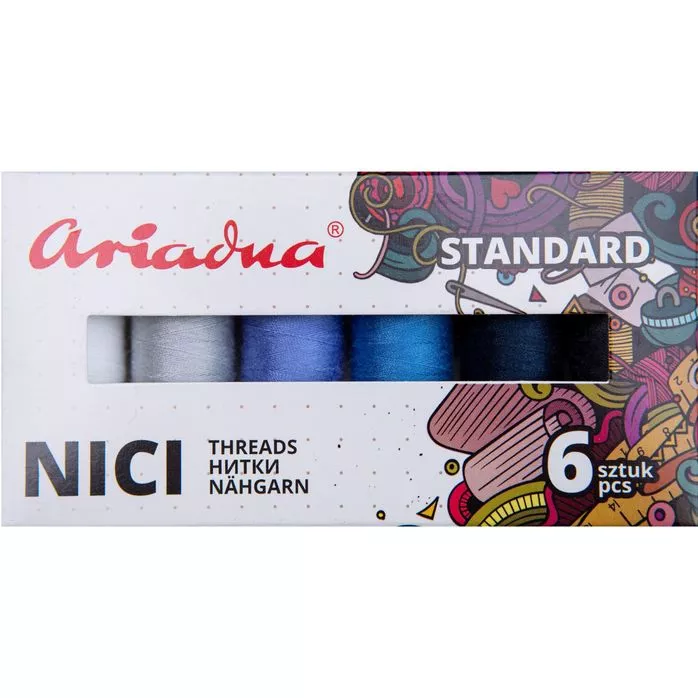 Nici do szycia Talia 120 zestaw WINTER (6x200m)