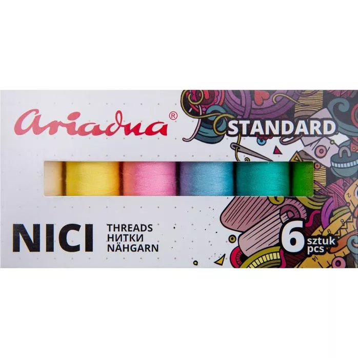 Nici do szycia Talia 120 zestaw SPRING (6x200m)