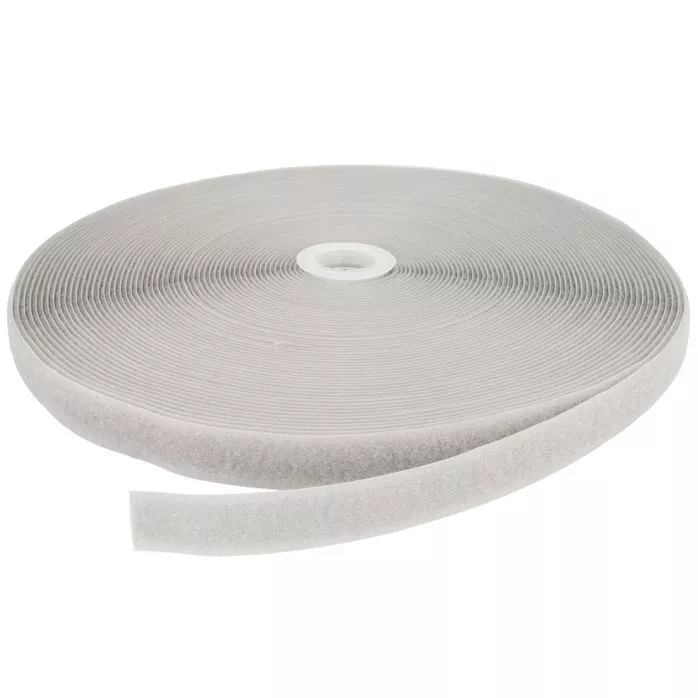 Rzep 20mm NYLON pętelka KOLOR JL256 SZARYjasny /karton-1200m/madis