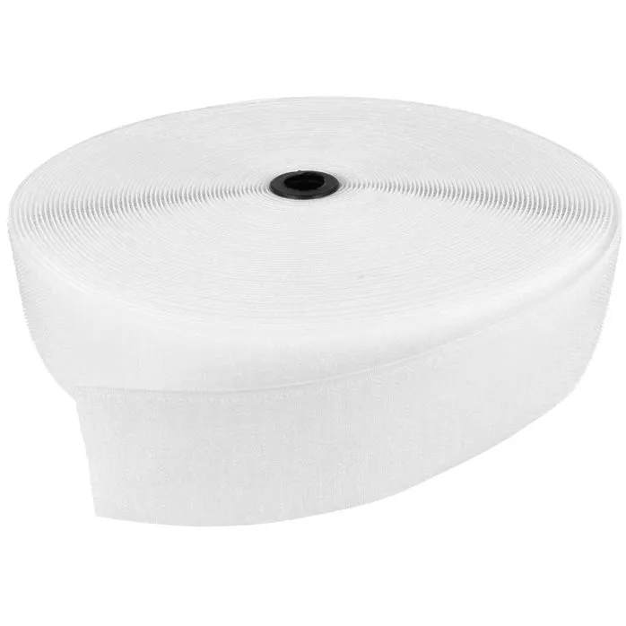 Rzep 50mm NYLON haczyk BIAŁY /karton-500m/madis