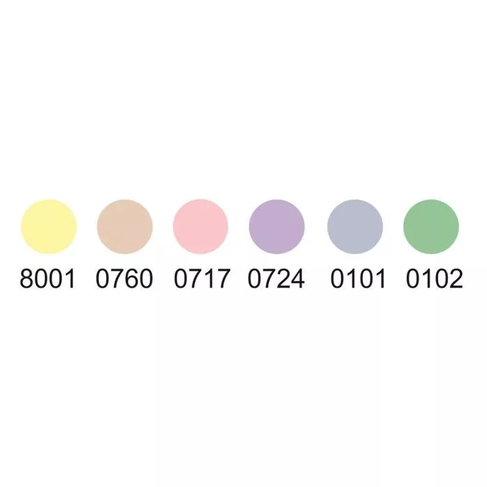 kolonik Nici do szycia Talia 120 zestaw PASTEL (6x200m)