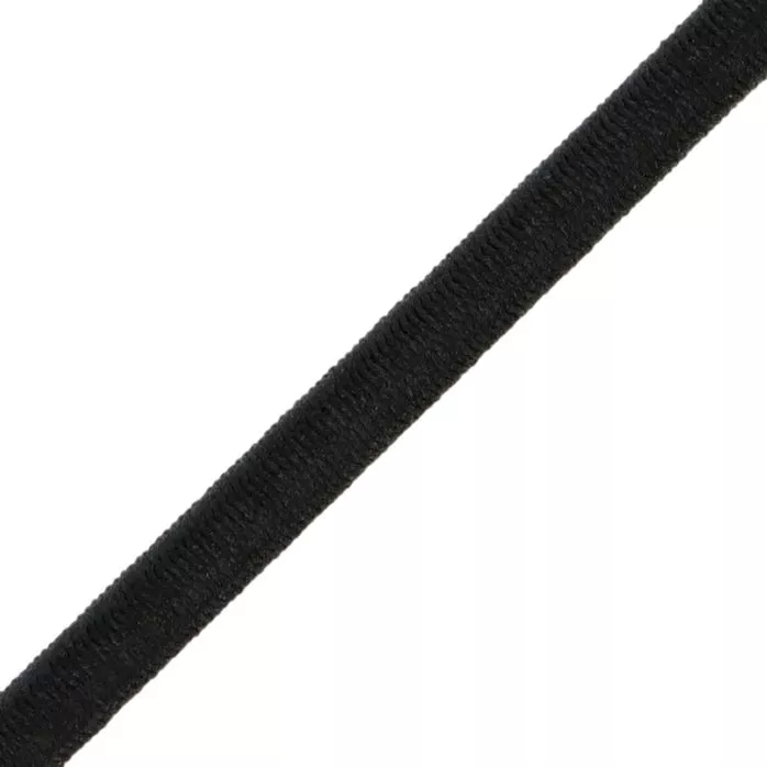 Guma okrągła 4mm kolor czarny 100mb