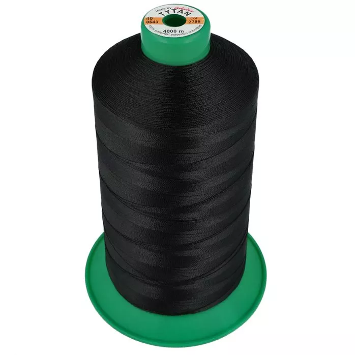 Nici tapicerskie Tytan 40 kolor czarny 4000m