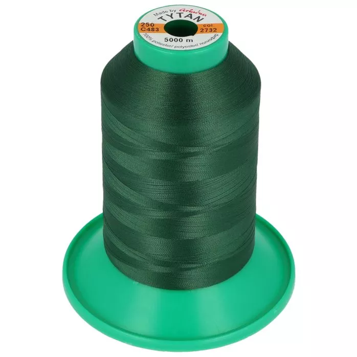 Nici do podszywarki Tytan 250 kolor 2732 zielony 5000m