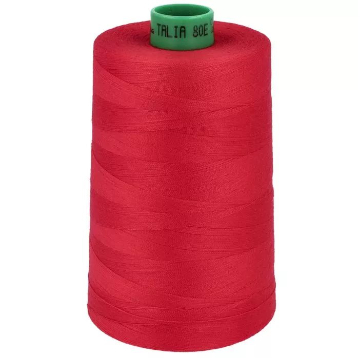 Nici do szycia Talia 80E kolor 904 czerwony 5000m