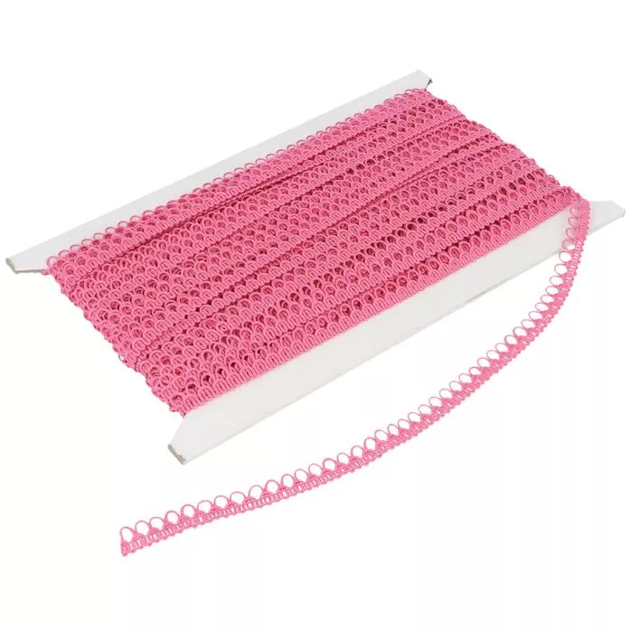 Taśma galonowa 10mm kolor różowy 25mb
