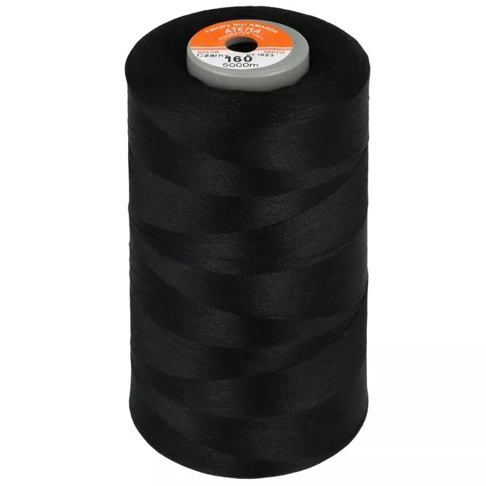 Nici do szycia Atena 160 czarny 5000m