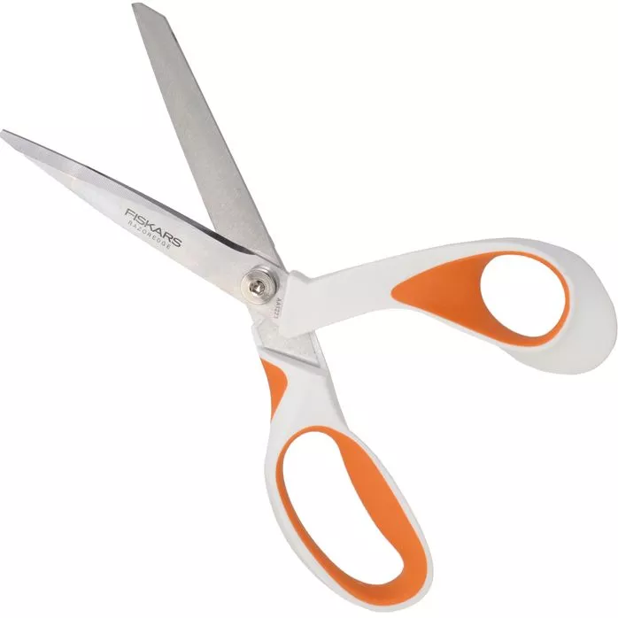 FISKARS Razoredge Softgrip 1070078 Nożyczki krawieckie 21 cm do tkanin z osłoną ostrza