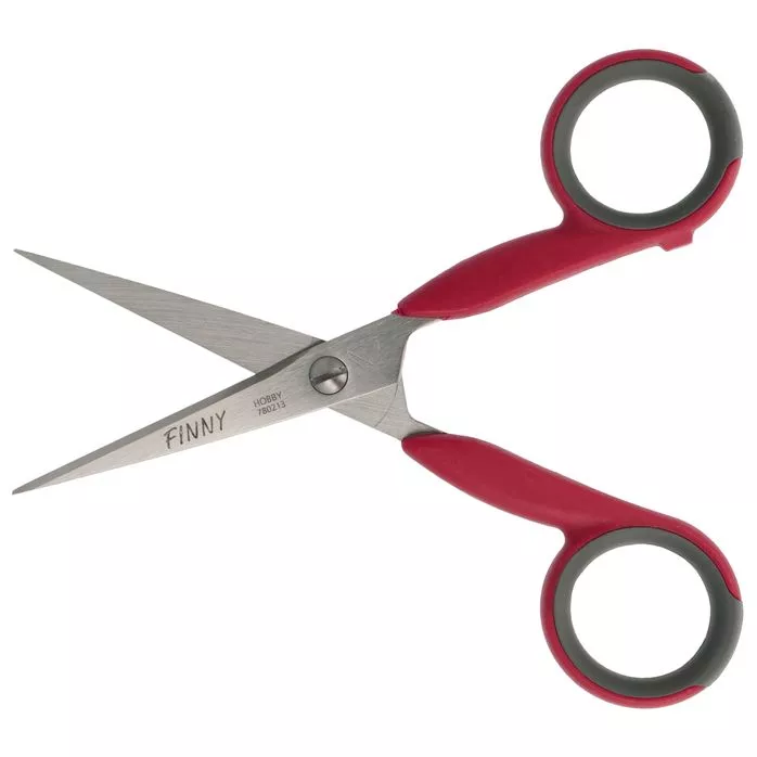 KRETZER FINNY ZIPZAP/HOBBY 780213 - Nożyczki krawieckie 13 cm do nitek i haftu, ostre czubki