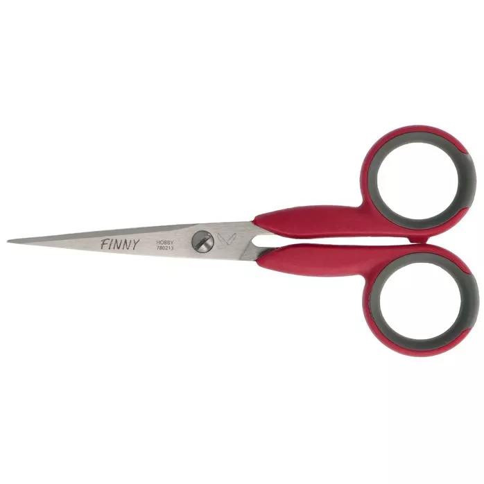 KRETZER FINNY ZIPZAP/HOBBY 780213 - Nożyczki krawieckie 13 cm do nitek i haftu, ostre czubki