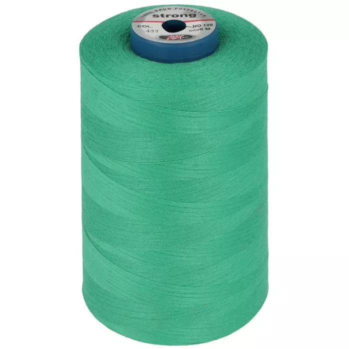 Nici do szycia Strong 120 kolor zielony 5000m
