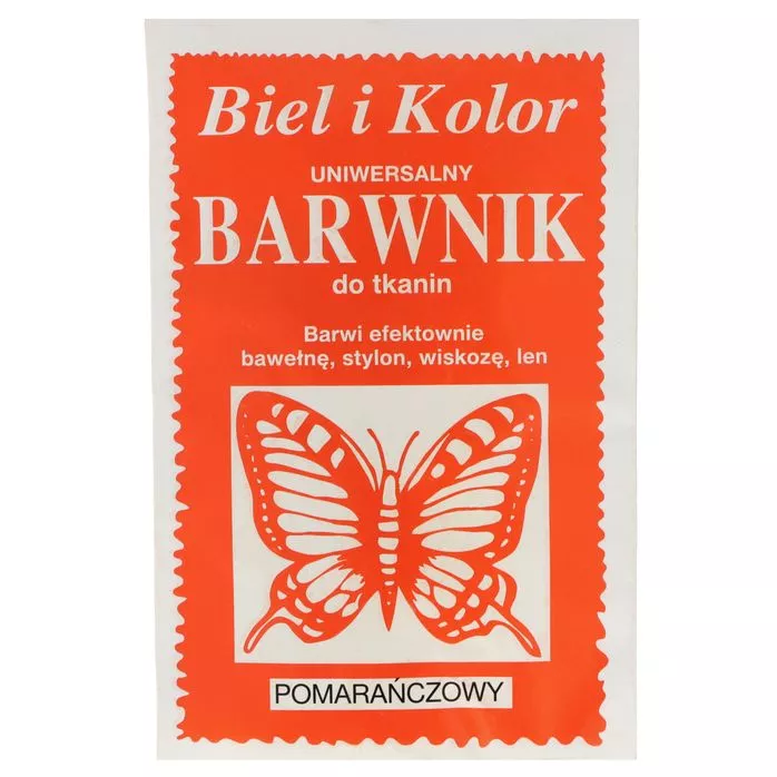 Barwnik do tkanin pomarańczowy