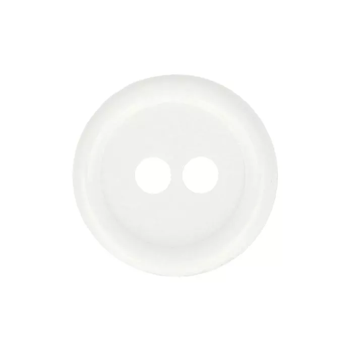 Guziki koszulowe 11mm 18F kolor biały