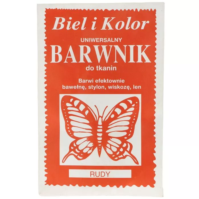 Barwnik do tkanin rudy