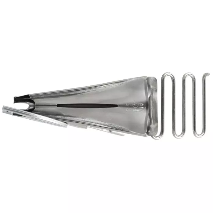 Lamownik A10 S60 40mm obustronnie podwijający, szyje po łuku wewnętrznym stebnówka transport dolny ząbkowy
