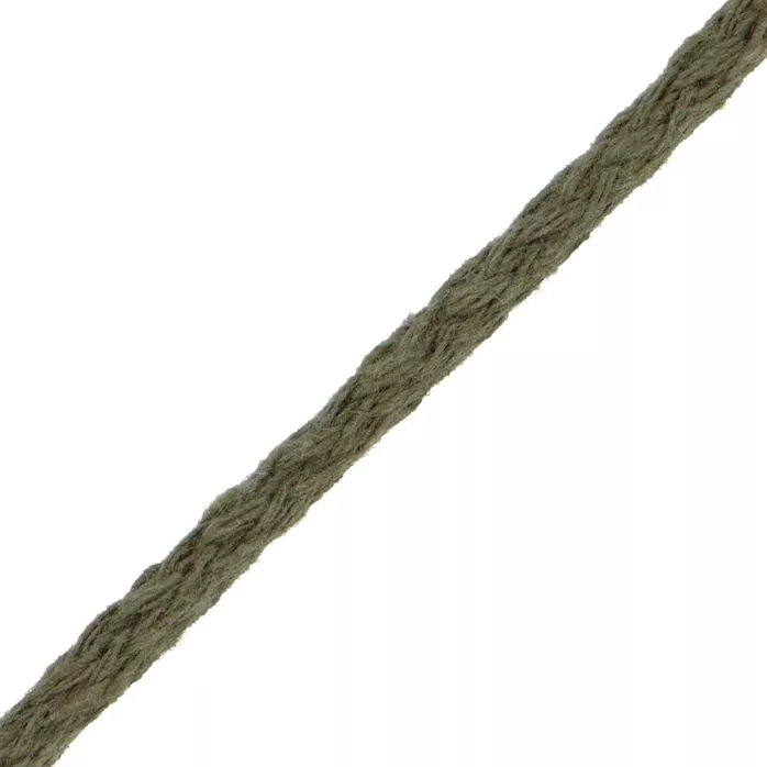 Sznurek bawełniany 5mm kolor zielony khaki 50mb